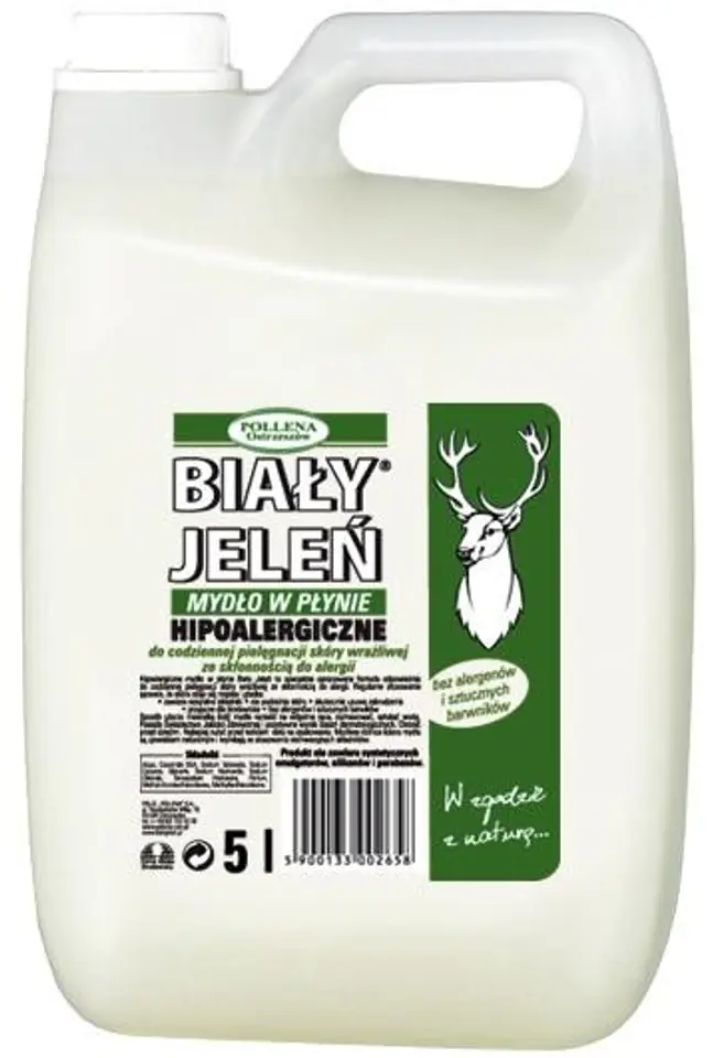 ⁨White Deer Hypoallergenic Liquid Soap 5l⁩ at Wasserman.eu