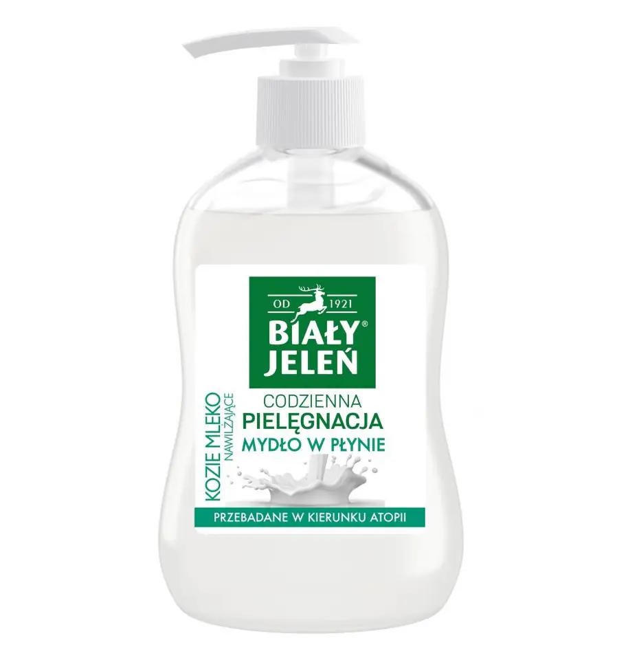 ⁨White Deer Daily Care Hypoallergenic Liquid Soap Goat Milk 300ml⁩ at Wasserman.eu