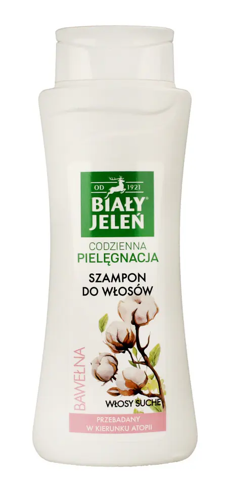 ⁨Biały Jeleń Szampon hipoalergiczny z bawełną 300ml⁩ w sklepie Wasserman.eu