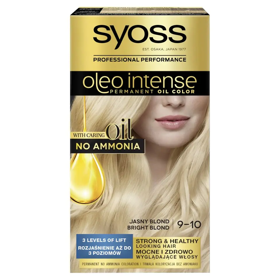 ⁨Schwarzkopf Syoss Farba do włosów Oleo 9-10 jasny blond 1op.⁩ w sklepie Wasserman.eu