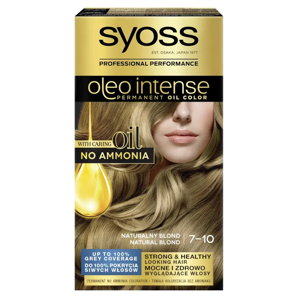 ⁨Schwarzkopf Syoss Hair dye Oleo 7-10 natural blond 1op.⁩ at Wasserman.eu