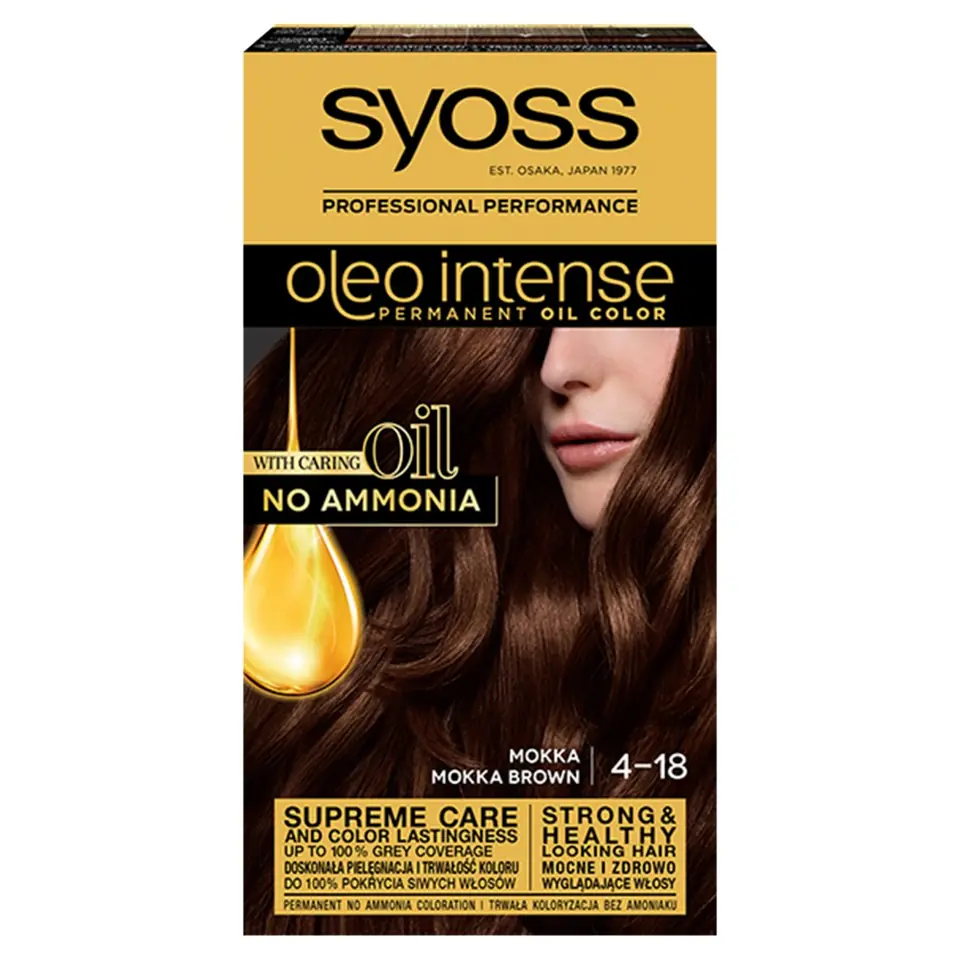 ⁨Schwarzkopf Syoss Hair dye Oleo 4-18 mocha 1op.⁩ at Wasserman.eu