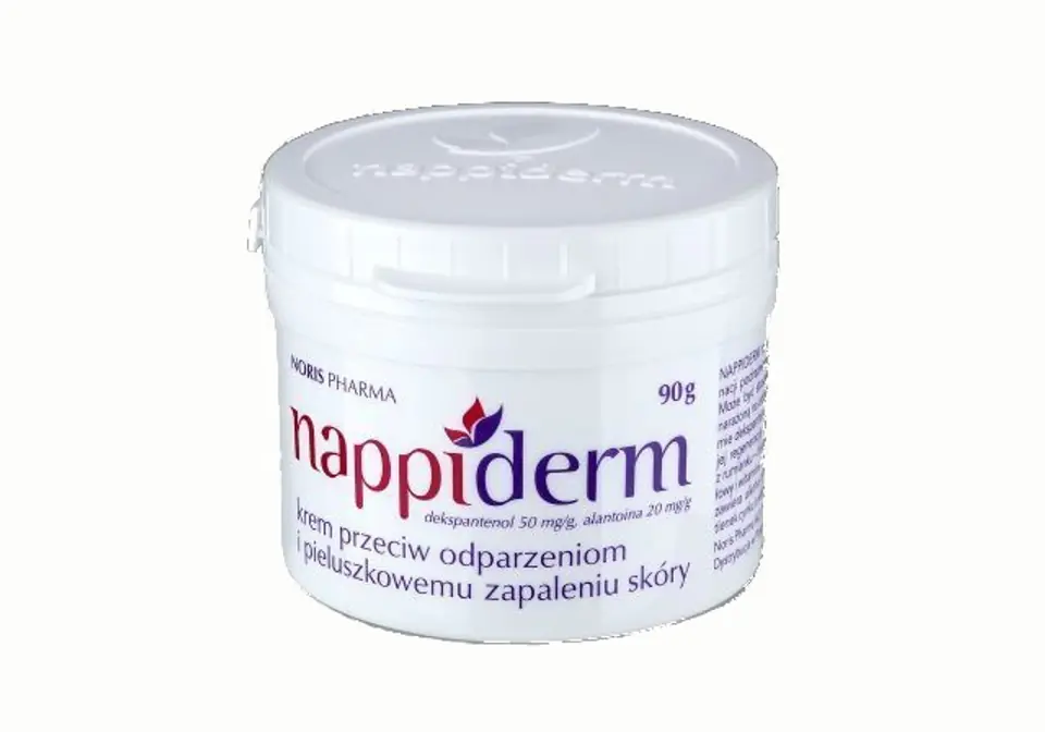 ⁨Nappiderm Krem przeciw odparzeniom i pieluszkowemu zapaleniu skóry 90g⁩ w sklepie Wasserman.eu