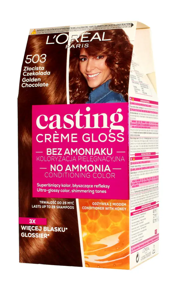 ⁨Casting Creme Gloss Krem koloryzujący nr 503 Czekoladowe Toffi 1op.⁩ w sklepie Wasserman.eu