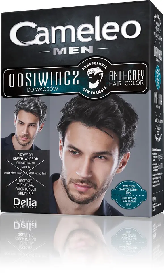 ⁨Delia Cosmetics Cameleo Grey remover for men for black and dark brown hair 1op⁩ at Wasserman.eu