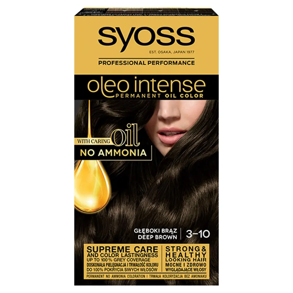 ⁨Schwarzkopf Syoss Hair dye Oleo 3-10 deep brown 1op.⁩ at Wasserman.eu