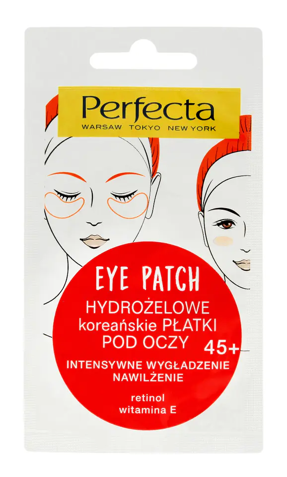 ⁨Dax Perfecta Płatki hydrożelowe pod oczy 45+ 1 op - 2szt⁩ w sklepie Wasserman.eu