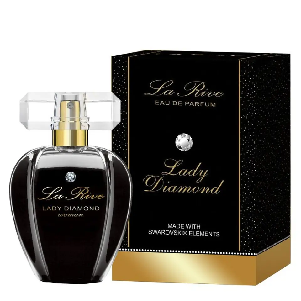 ⁨La Rive for Woman Lady Diamond Woda perfumowana 75ml z kryształkiem Swarovskiego⁩ w sklepie Wasserman.eu