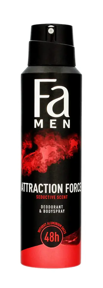 ⁨Fa Men Attraction Force 48H Dezodorant w sprayu 150ml⁩ w sklepie Wasserman.eu