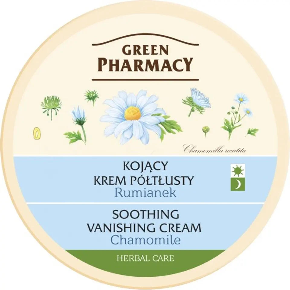 ⁨Green Pharmacy Herbal Cosmetics Soothing Face Cream with Chamomile⁩ at Wasserman.eu