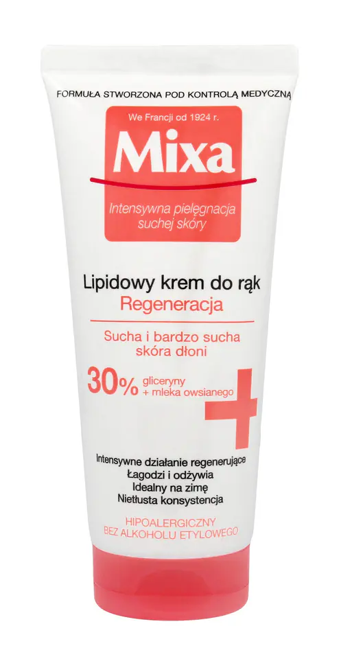 ⁨Mixa Regenerating Lipid Hand Cream 30% 100ml⁩ at Wasserman.eu