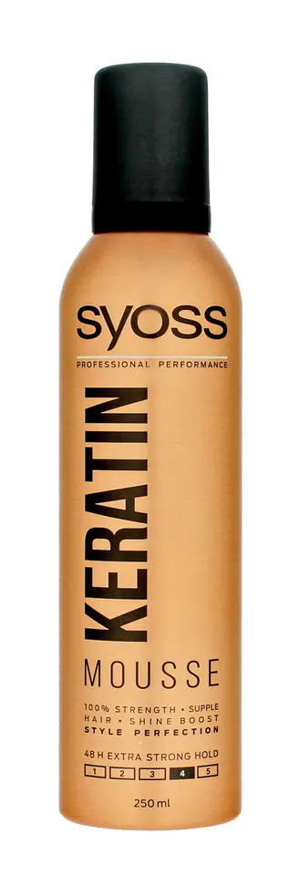 ⁨Schwarzkopf Syoss Keratin Super strong hair foam 250ml⁩ at Wasserman.eu