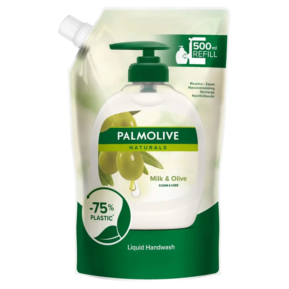 ⁨Palmolive Mydło w płynie zapas Oliwka 500ml⁩ w sklepie Wasserman.eu