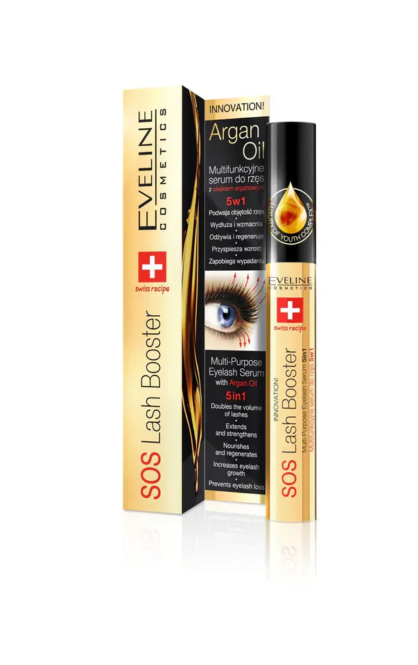 ⁨Eveline SOS Lash Booster Odżywka do rzęs 5w1 10ml⁩ w sklepie Wasserman.eu