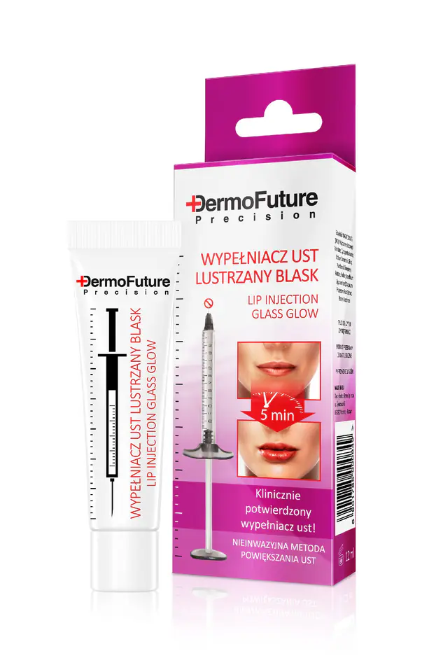 ⁨Dermofuture Precision Wypełniacz ust lustrzany blask 12ml⁩ w sklepie Wasserman.eu