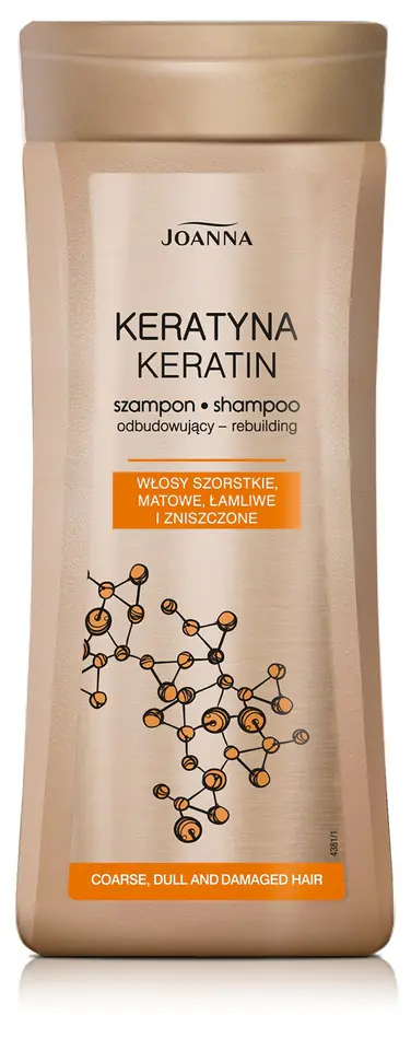 ⁨Joanna Keratyna Shampoo for rough and damaged hair 200ml⁩ at Wasserman.eu