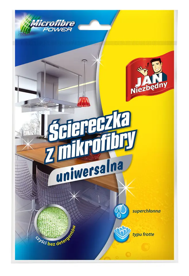 ⁨Sarantis Jan Essential Microfiber Cloth Universal⁩ at Wasserman.eu