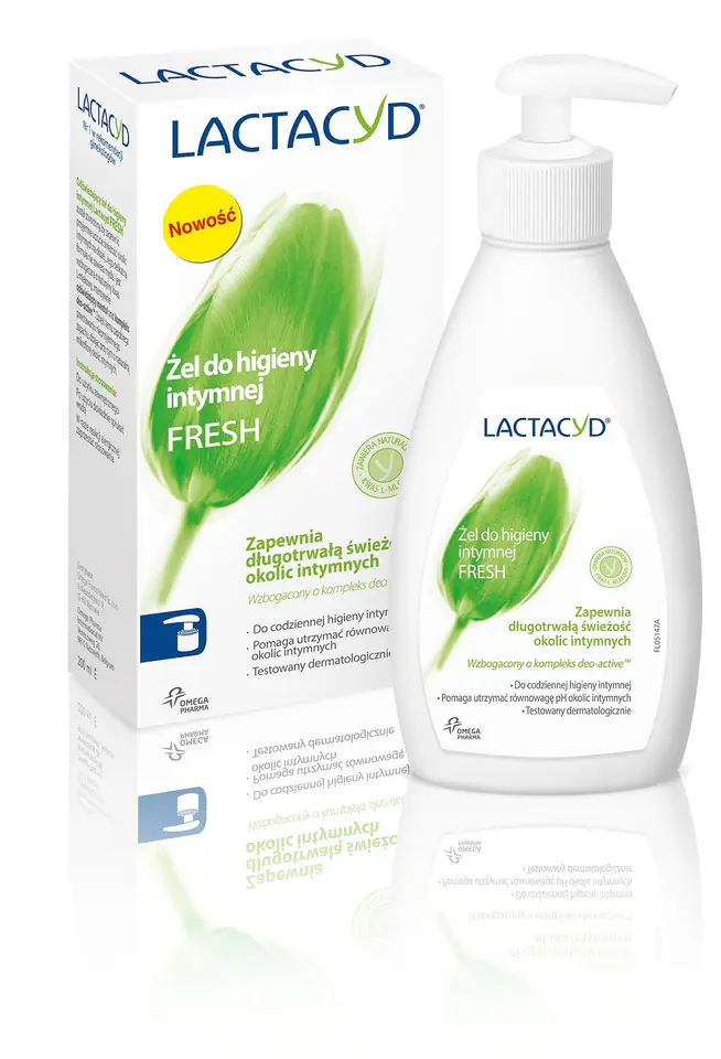 ⁨Lactacyd Fresh Intimate Hygiene Gel Refreshing with Pump 200ml⁩ at Wasserman.eu
