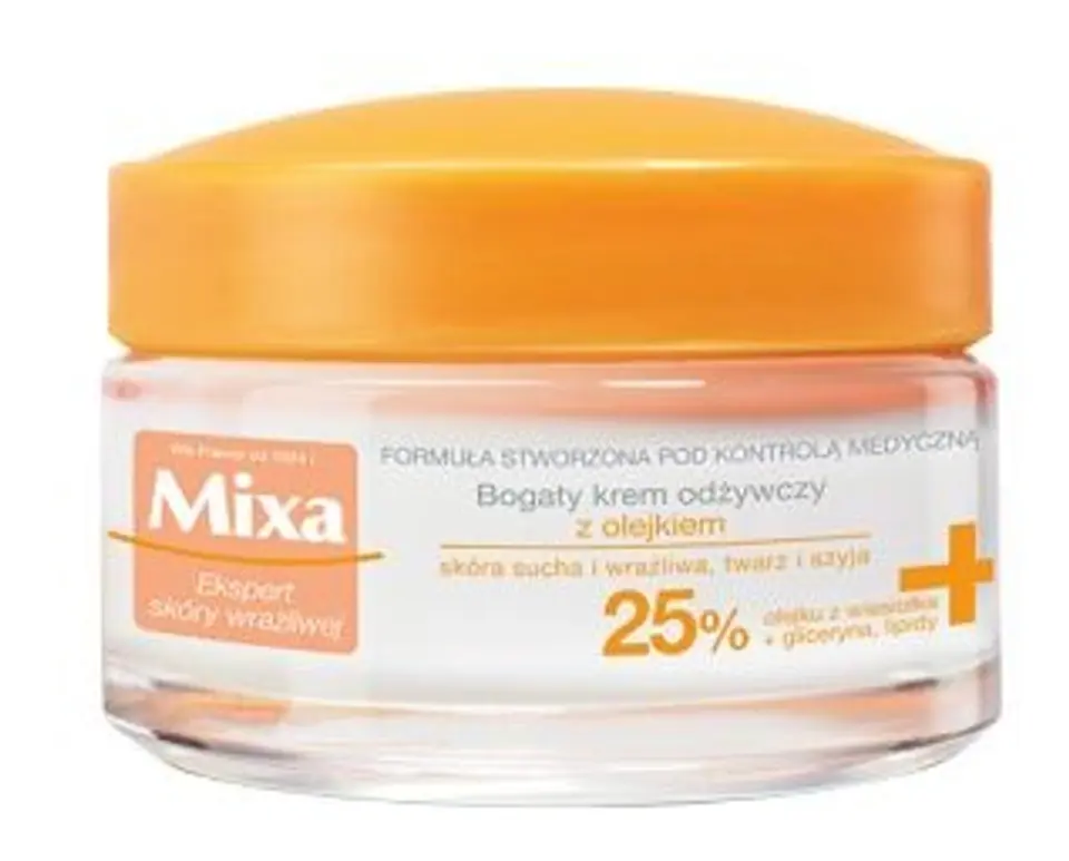 ⁨Mixa Nourishing cream with oil 25% for dry and sensitive skin 50ml⁩ at Wasserman.eu