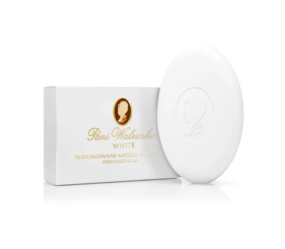 ⁨Miraculum Mrs. Walewska White Perfume soap in a bar 100g⁩ at Wasserman.eu