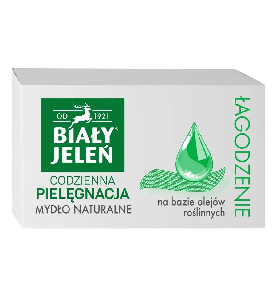 ⁨Biały Jeleń Mydło hipoalergiczne naturalne mydło Łagodzenie 85g⁩ w sklepie Wasserman.eu