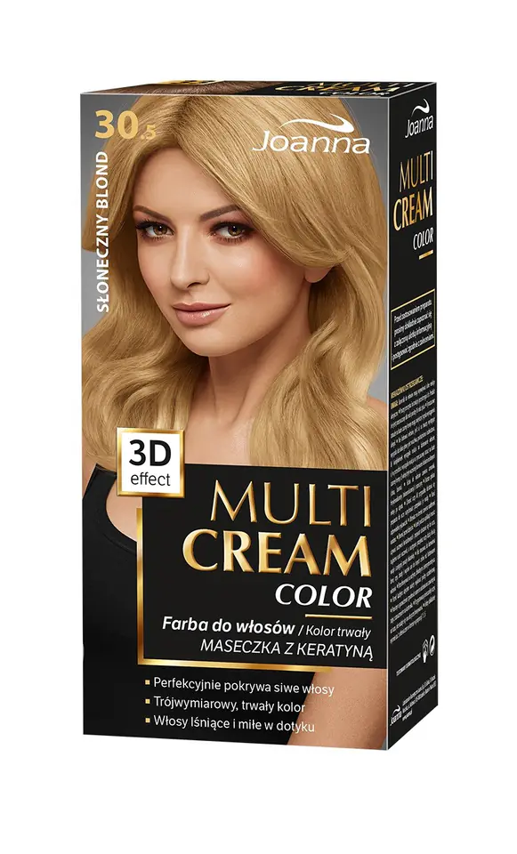 ⁨Joanna Multi Cream Color Farba nr 30.5 Słoneczny Blond⁩ w sklepie Wasserman.eu