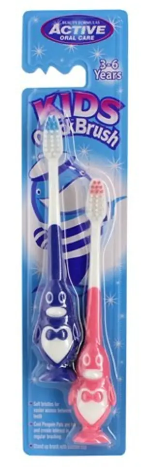 ⁨Beauty Formulas Active Oral Care Toothbrush Kids Quick (3-6 years) 1op.-2pcs⁩ at Wasserman.eu