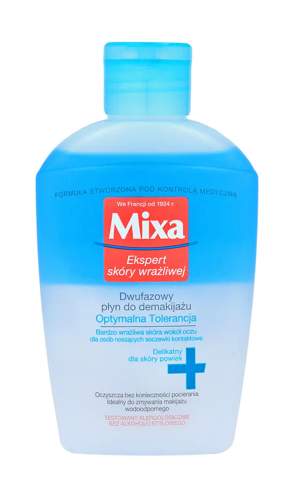 ⁨Mixa Płyn dwufazowy do demakijażu 125ml⁩ w sklepie Wasserman.eu