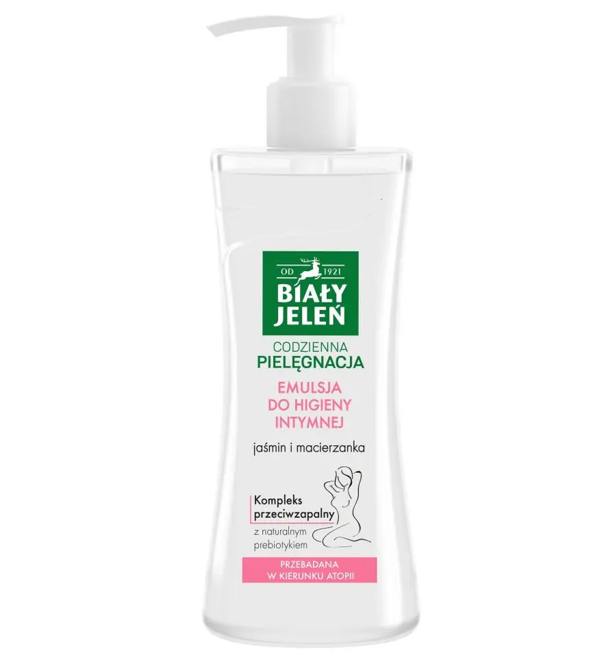 ⁨White Deer Premium Intimate Hygiene Emulsion Hypoallergenic Jasmine and Motherwort 265ml⁩ at Wasserman.eu