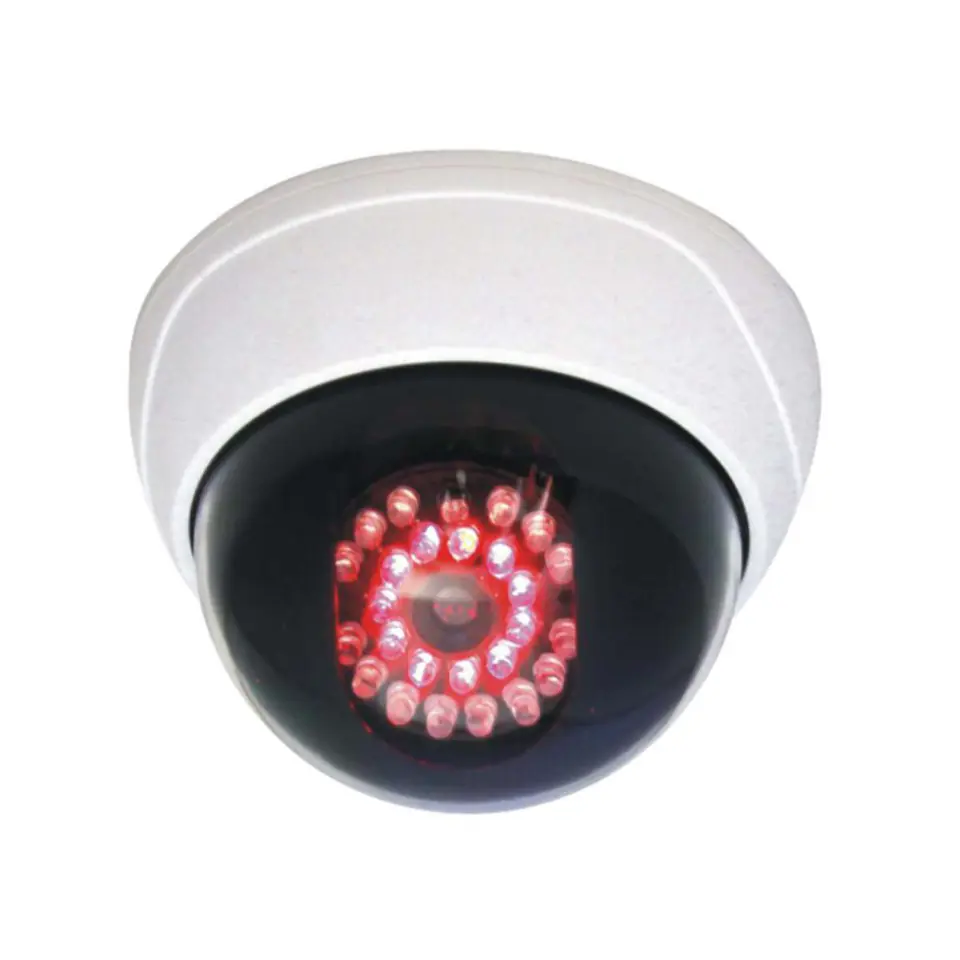 ⁨Dummy DOME CCTV Surveillance Camera, Battery Powered⁩ at Wasserman.eu