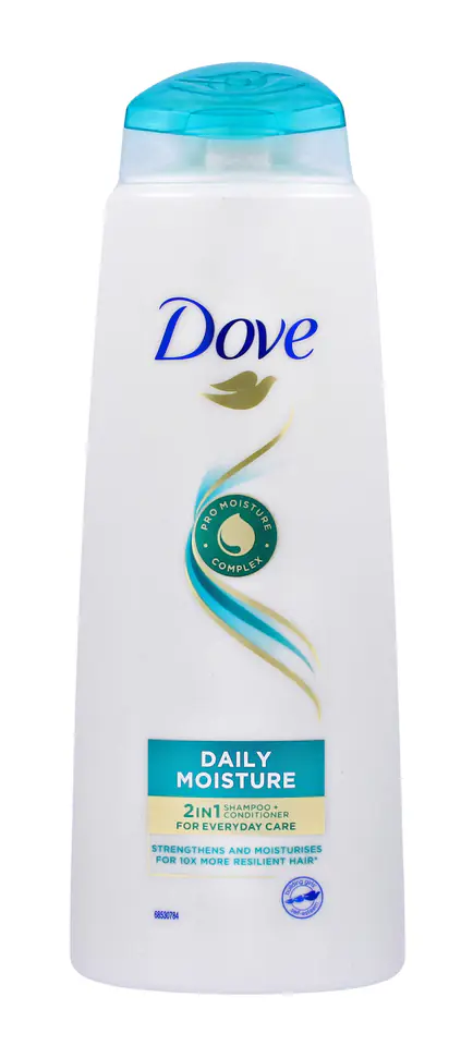 ⁨Dove Daily Moisture 2in1 Shampoo for all hair types 400ml⁩ at Wasserman.eu