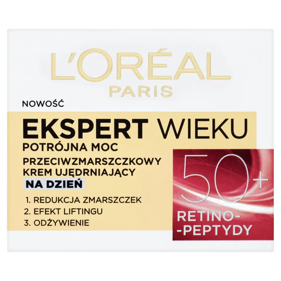 ⁨Loreal Ekspert Wieku 50+ Krem ujędrniający na dzień 50ml⁩ w sklepie Wasserman.eu