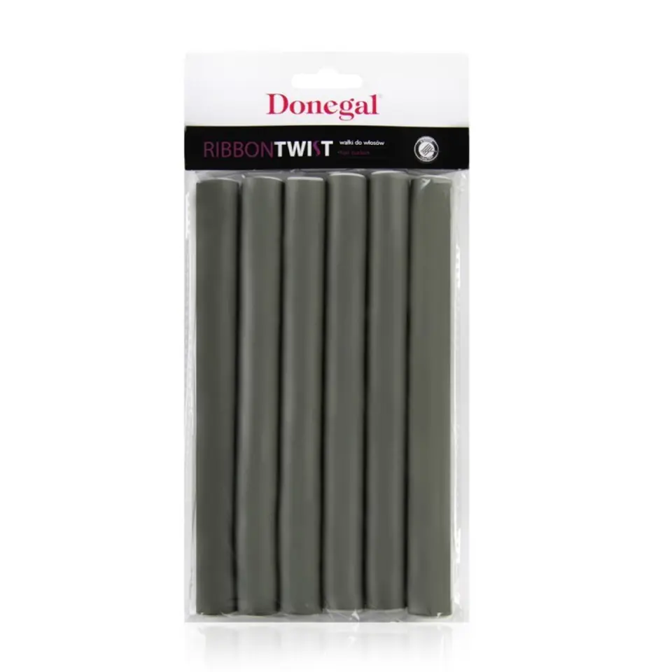 ⁨Donegal HAIR ROLLER RIBBON Twist 1.8/18cm (5005) 1 op.-6pcs⁩ at Wasserman.eu