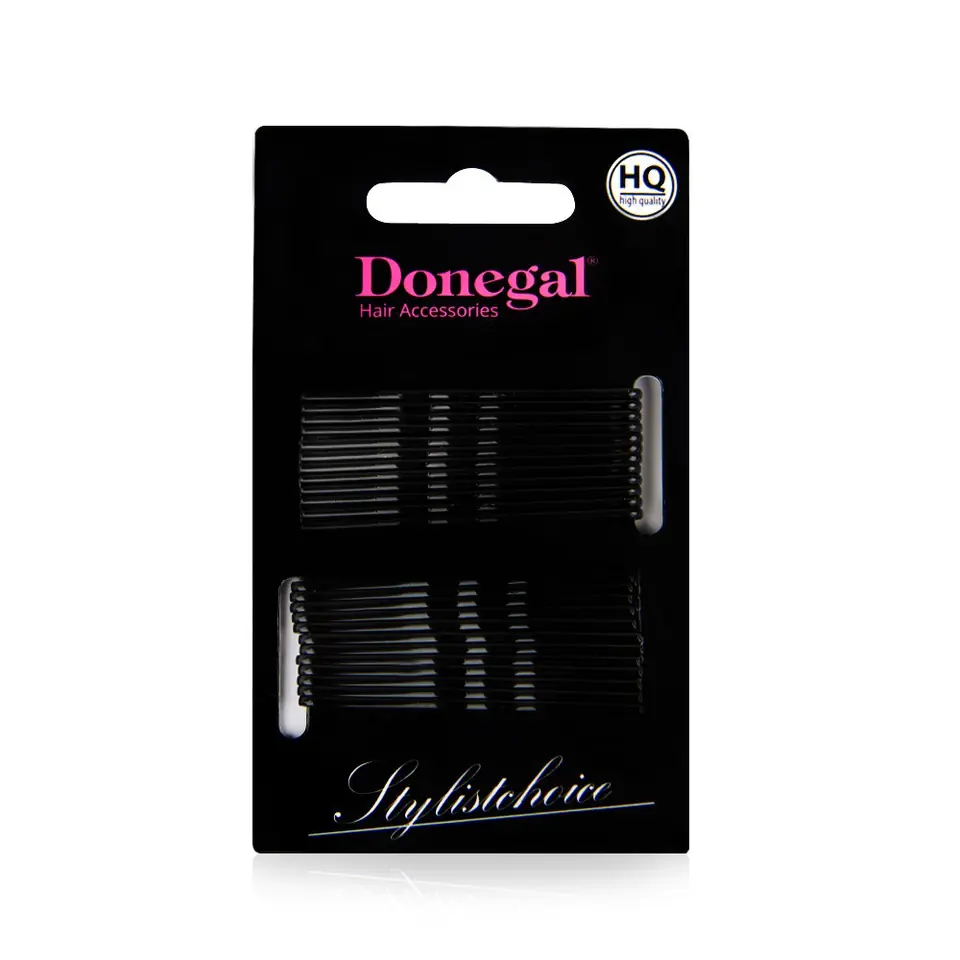 ⁨Donegal Hair Insert HQ 5cm Black (5091) 1op-24pcs⁩ at Wasserman.eu
