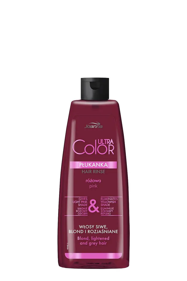 ⁨Joanna Ultra Color System Płukanka do włosów różowa 150ml⁩ w sklepie Wasserman.eu