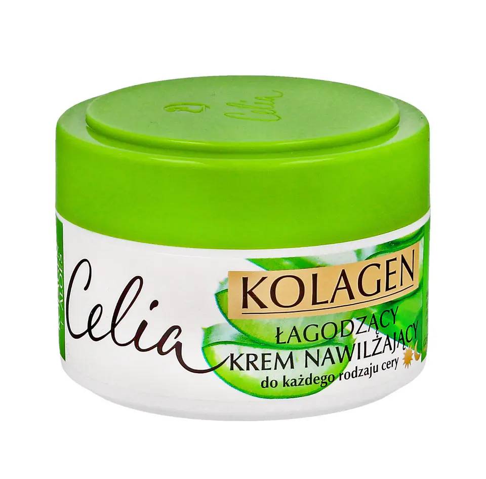 ⁨Celia Krem aloesowy z kolagenem łagodząco-nawilżający  50ml⁩ w sklepie Wasserman.eu