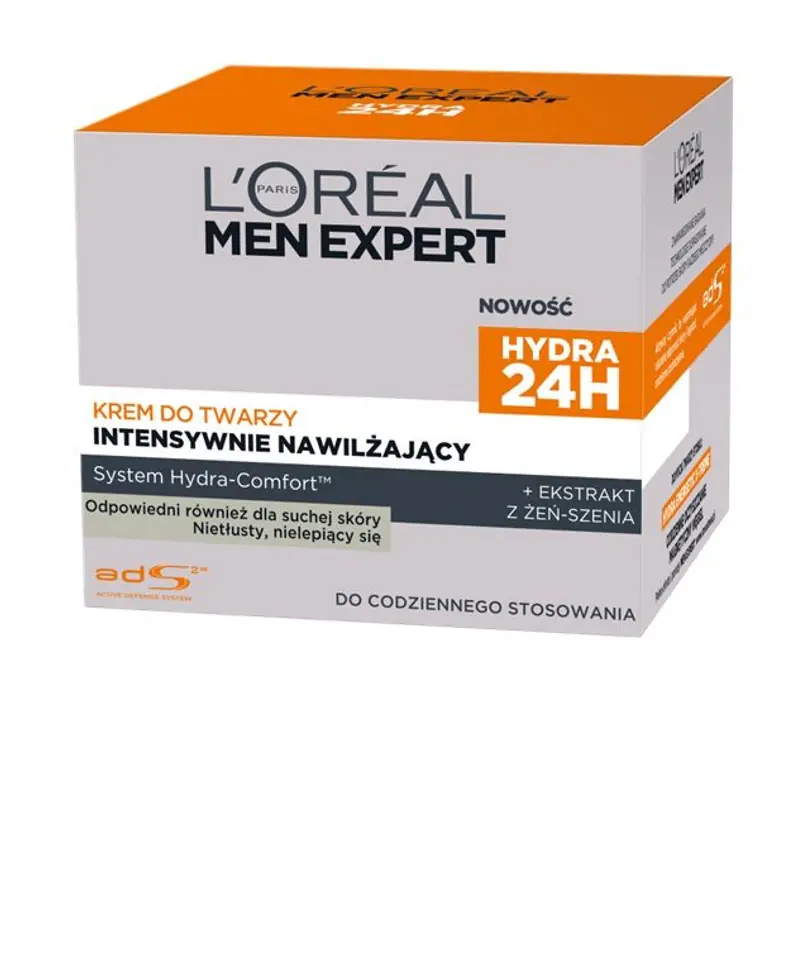 ⁨Loreal Men Expert Hydra 24h Krem Intensywnie nawilżający 50ml⁩ w sklepie Wasserman.eu