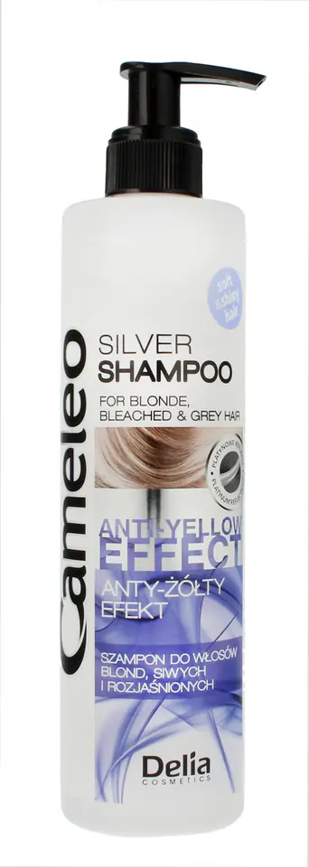 ⁨Delia Cosmetics Cameleo Silver Szampon do włosów blond i siwych 200ml⁩ w sklepie Wasserman.eu