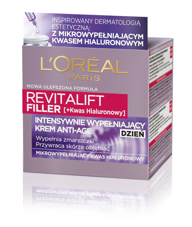 ⁨Loreal Revitalift Filler Hialuronowe wypełnienie Krem na dzień 50ml⁩ w sklepie Wasserman.eu