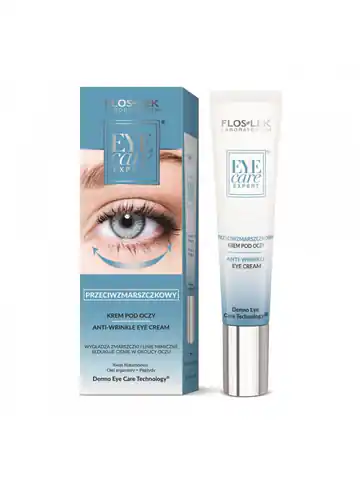⁨Floslek EYE CARE EXPERT® Anti-wrinkle eye cream 15 ml⁩ at Wasserman.eu