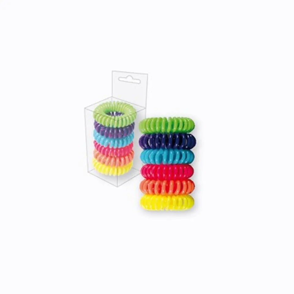 ⁨Top Choice Hair Accessories Erasers "Wire" 1op-6pcs⁩ at Wasserman.eu