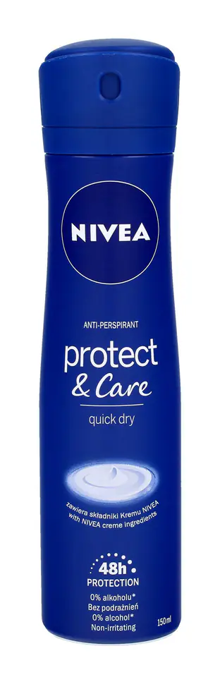 ⁨Nivea Dezodorant PROTECT & CARE spray damski 150ml⁩ w sklepie Wasserman.eu