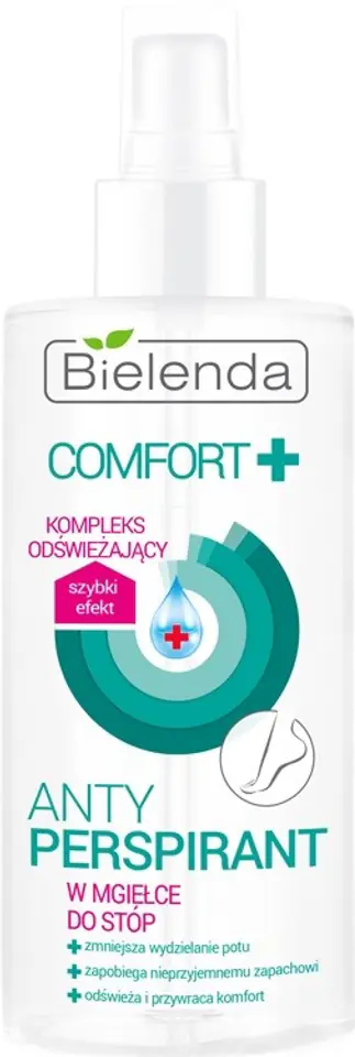 ⁨Bielenda Comfort + Antiperspirant in mist dp feet 150ml⁩ at Wasserman.eu