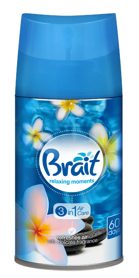 ⁨Brait Air Care 3in1 Odświeżacz automatyczny - zapas Relaxing Moments 250ml⁩ w sklepie Wasserman.eu