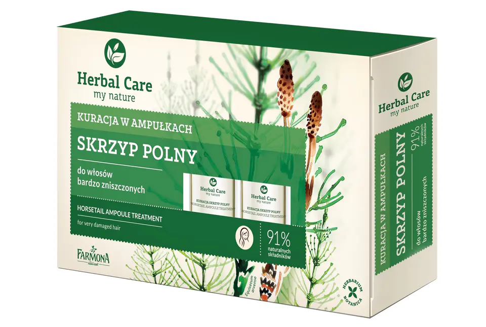 ⁨Farmona Herbal Care Skrzyp Polny Kuracja w ampułkach 1op.(5x5ml)⁩ w sklepie Wasserman.eu