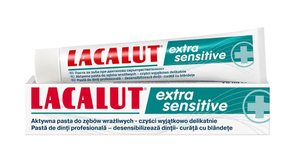 ⁨Lacalut Toothpaste Extra Sensitive 75ml⁩ at Wasserman.eu