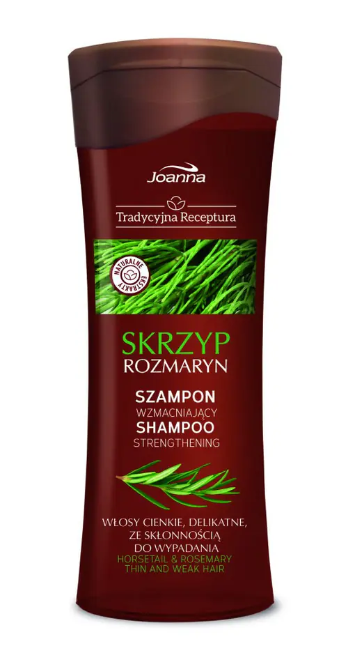 ⁨Joanna Tradycyjna Receptura Szampon Wzmacniający Skrzyp i Rozmaryn 300ml⁩ w sklepie Wasserman.eu