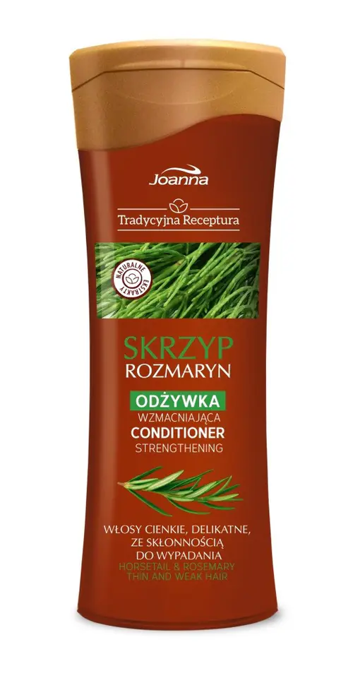 ⁨Joanna Tradycyjna Receptura Odżywka do włosów wzmacniająca Skrzyp i Rozmaryn 300ml⁩ w sklepie Wasserman.eu