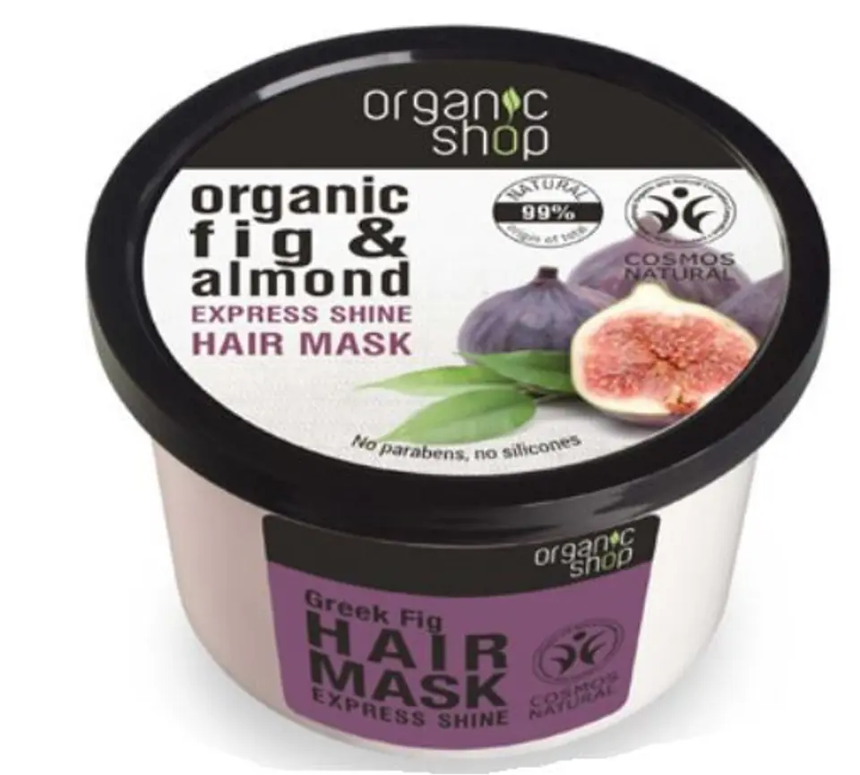 ⁨Organic Shop Hair mask from organic extracts of figs and almonds 250 ml⁩ at Wasserman.eu