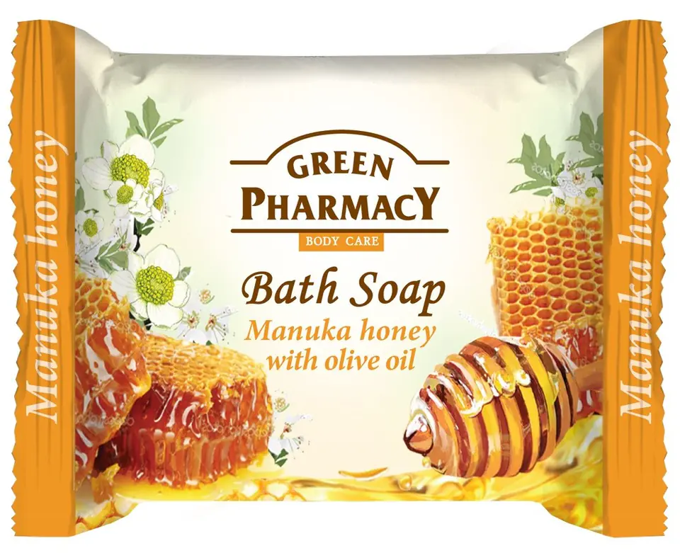 ⁨Green Pharmacy Body Care Mydło w kostce Manuka Honey 100g⁩ w sklepie Wasserman.eu